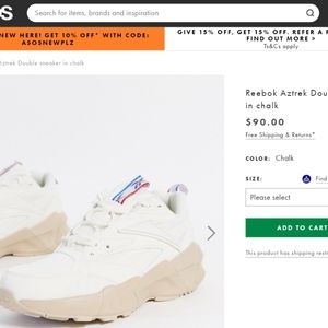 Ladies Reebok Aztrek Double Sneaker (Size 11)